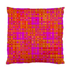 Pink Orange Bright Abstract Standard Cushion Case (one Side) by Nexatart