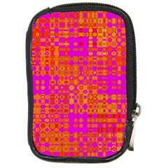 Pink Orange Bright Abstract Compact Camera Cases by Nexatart