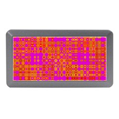 Pink Orange Bright Abstract Memory Card Reader (mini) by Nexatart