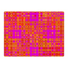 Pink Orange Bright Abstract Double Sided Flano Blanket (mini) 