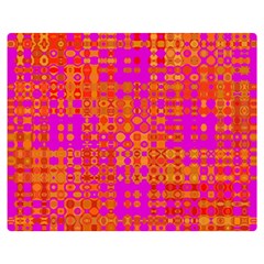 Pink Orange Bright Abstract Double Sided Flano Blanket (medium)  by Nexatart