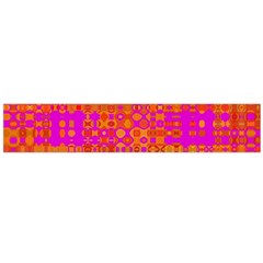 Pink Orange Bright Abstract Flano Scarf (large) by Nexatart