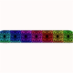 Rainbow Grid Form Abstract Small Bar Mats by Nexatart