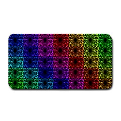 Rainbow Grid Form Abstract Medium Bar Mats by Nexatart