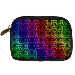 Rainbow Grid Form Abstract Digital Camera Cases by Nexatart