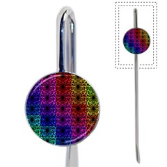 Rainbow Grid Form Abstract Book Mark by Nexatart