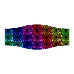 Rainbow Grid Form Abstract Stretchable Headband by Nexatart