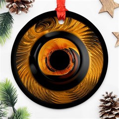 Fractal Pattern Ornament (round) by Nexatart