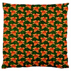 Background Wallpaper Flowers Green Standard Flano Cushion Case (two Sides) by Nexatart