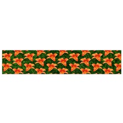 Background Wallpaper Flowers Green Flano Scarf (small) by Nexatart