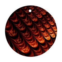 Fractal Mathematics Frax Hd Round Ornament (two Sides) by Nexatart