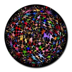 Network Integration Intertwined Round Mousepads by Nexatart