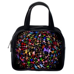 Network Integration Intertwined Classic Handbags (one Side) by Nexatart