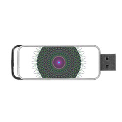 Pattern District Background Portable Usb Flash (two Sides) by Nexatart