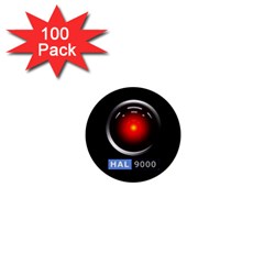 Hal 9000 1  Mini Magnets (100 Pack) 