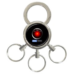 Hal 9000 3-ring Key Chains