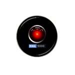 Hal 9000 Hat Clip Ball Marker Front