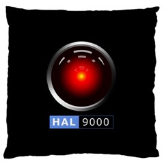 Hal 9000 Large Flano Cushion Case (two Sides)