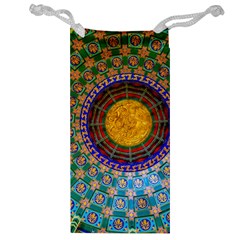 Temple Abstract Ceiling Chinese Jewelry Bag by Nexatart