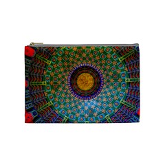 Temple Abstract Ceiling Chinese Cosmetic Bag (medium)  by Nexatart