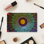 Temple Abstract Ceiling Chinese Cosmetic Bag (Medium)  Front