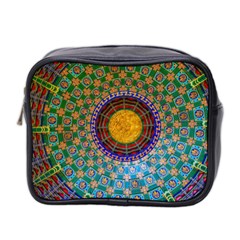 Temple Abstract Ceiling Chinese Mini Toiletries Bag 2-side by Nexatart