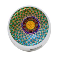 Temple Abstract Ceiling Chinese 4-port Usb Hub (two Sides)  by Nexatart