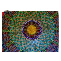 Temple Abstract Ceiling Chinese Cosmetic Bag (xxl)  by Nexatart