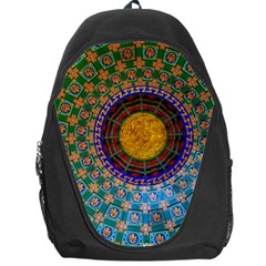 Temple Abstract Ceiling Chinese Backpack Bag by Nexatart