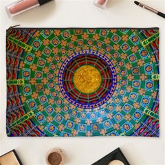 Temple Abstract Ceiling Chinese Cosmetic Bag (xxxl)  by Nexatart