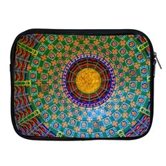 Temple Abstract Ceiling Chinese Apple Ipad 2/3/4 Zipper Cases by Nexatart