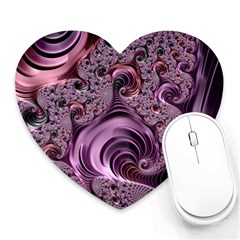 Abstract Art Fractal Art Fractal Heart Mousepads by Nexatart