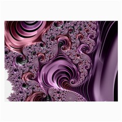 Abstract Art Fractal Art Fractal Large Glasses Cloth (2-side) by Nexatart