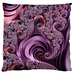 Abstract Art Fractal Art Fractal Large Cushion Case (one Side) by Nexatart