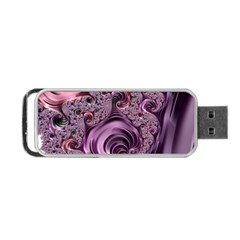 Abstract Art Fractal Art Fractal Portable Usb Flash (one Side) by Nexatart