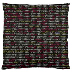 Full Frame Shot Of Abstract Pattern Large Flano Cushion Case (one Side) by Nexatart