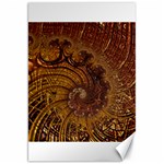 Copper Caramel Swirls Abstract Art Canvas 20  x 30   19.62 x28.9  Canvas - 1