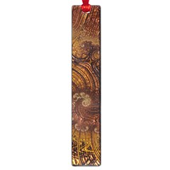 Copper Caramel Swirls Abstract Art Large Book Marks by Nexatart