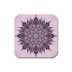 Sacred Art Shaman Shamanism Rubber Square Coaster (4 Pack)  by Nexatart