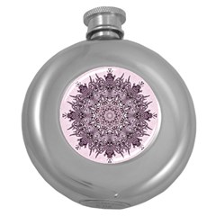 Sacred Art Shaman Shamanism Round Hip Flask (5 Oz) by Nexatart