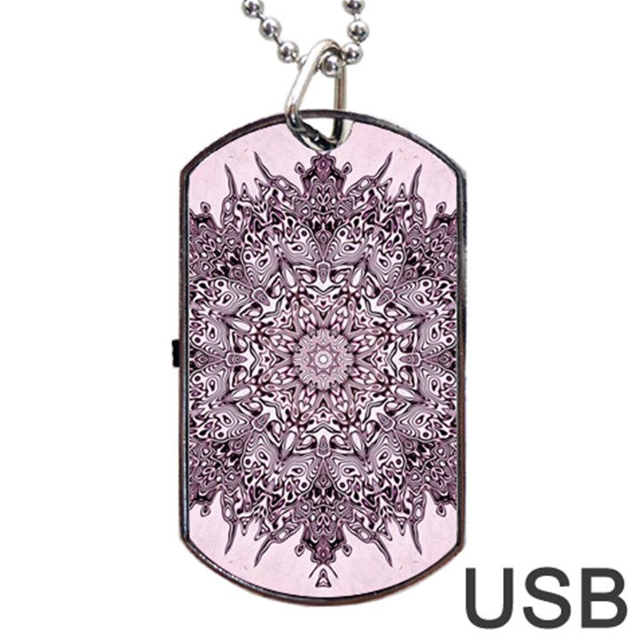 Sacred Art Shaman Shamanism Dog Tag USB Flash (Two Sides)