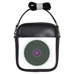 Pattern District Background Girls Sling Bags by Nexatart