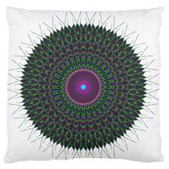 Pattern District Background Large Flano Cushion Case (one Side) by Nexatart