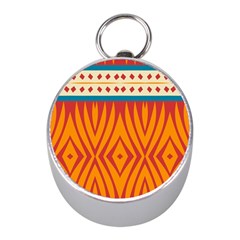 Shapes In Retro Colors       Silver Compass (mini) by LalyLauraFLM