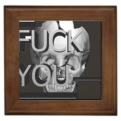  Fuck You Framed Tiles by mugebasakart