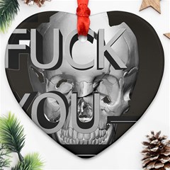  Fuck You Ornament (heart)