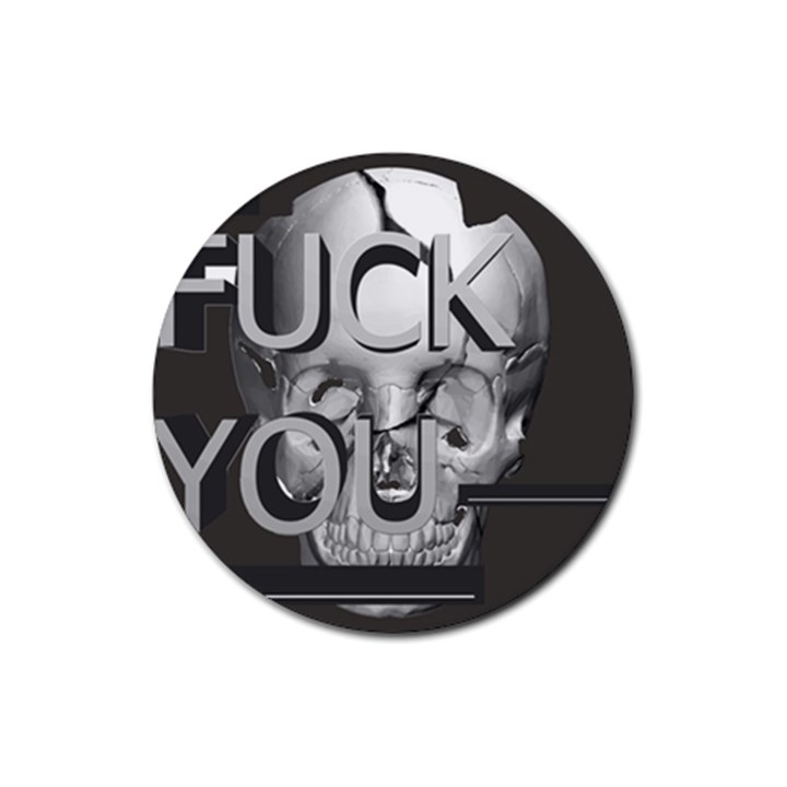  Fuck You Rubber Round Coaster (4 pack) 