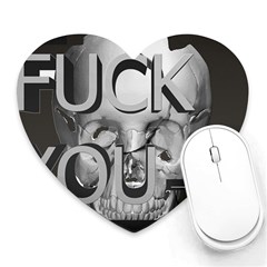  Fuck You Heart Mousepads by mugebasakart