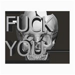  Fuck You Small Glasses Cloth (2-Side) Front