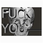  Fuck You Large Glasses Cloth (2-Side) Front